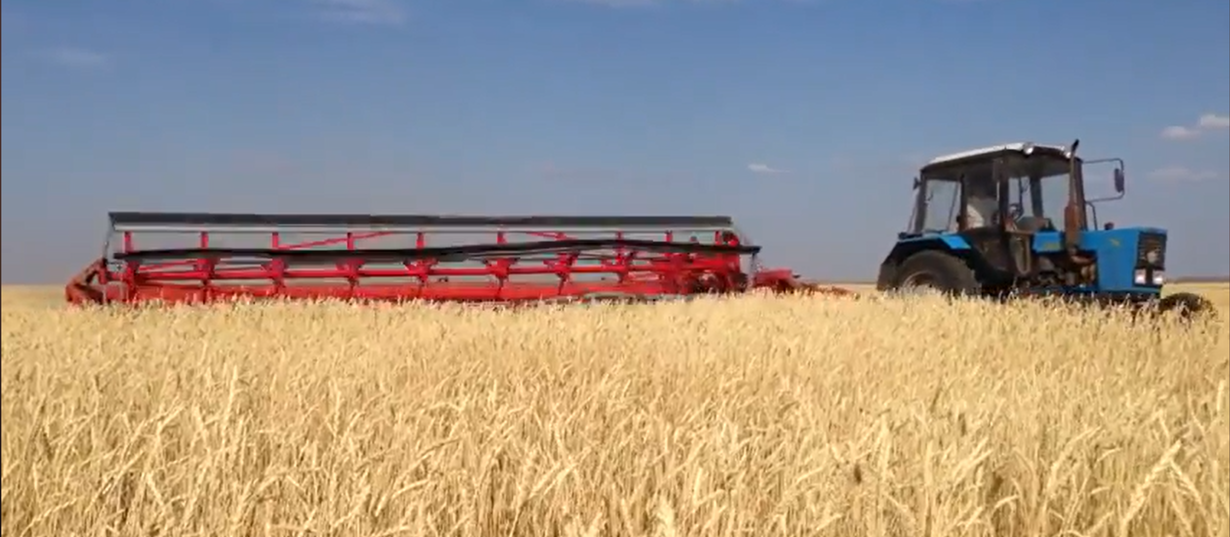 Тіркемелі жатка 9 метр